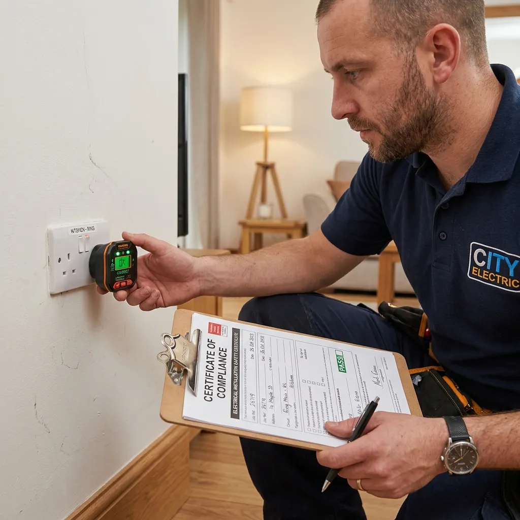 Electrical compliance testing and CoC signing