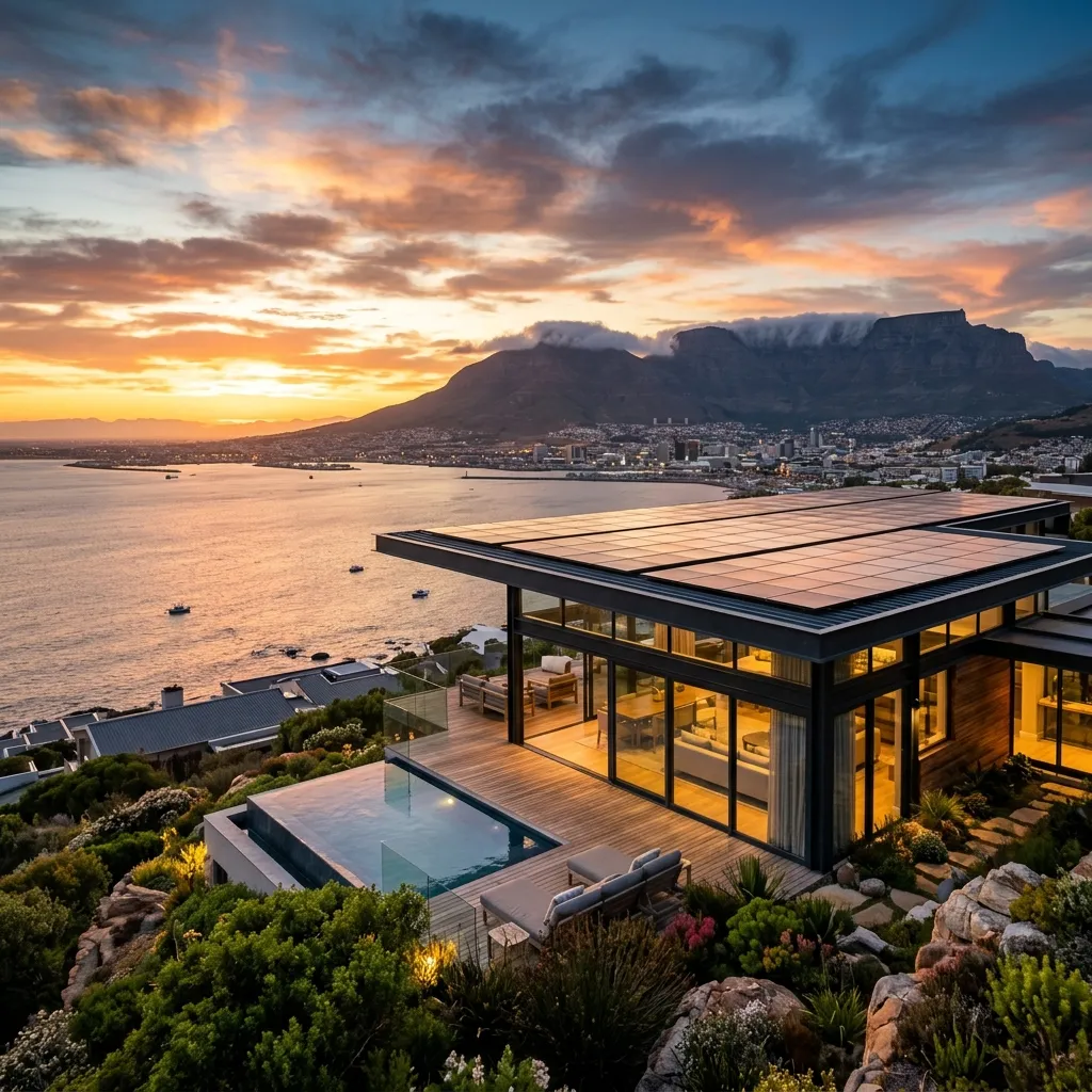 Premium Cape Town property with rooftop solar installations